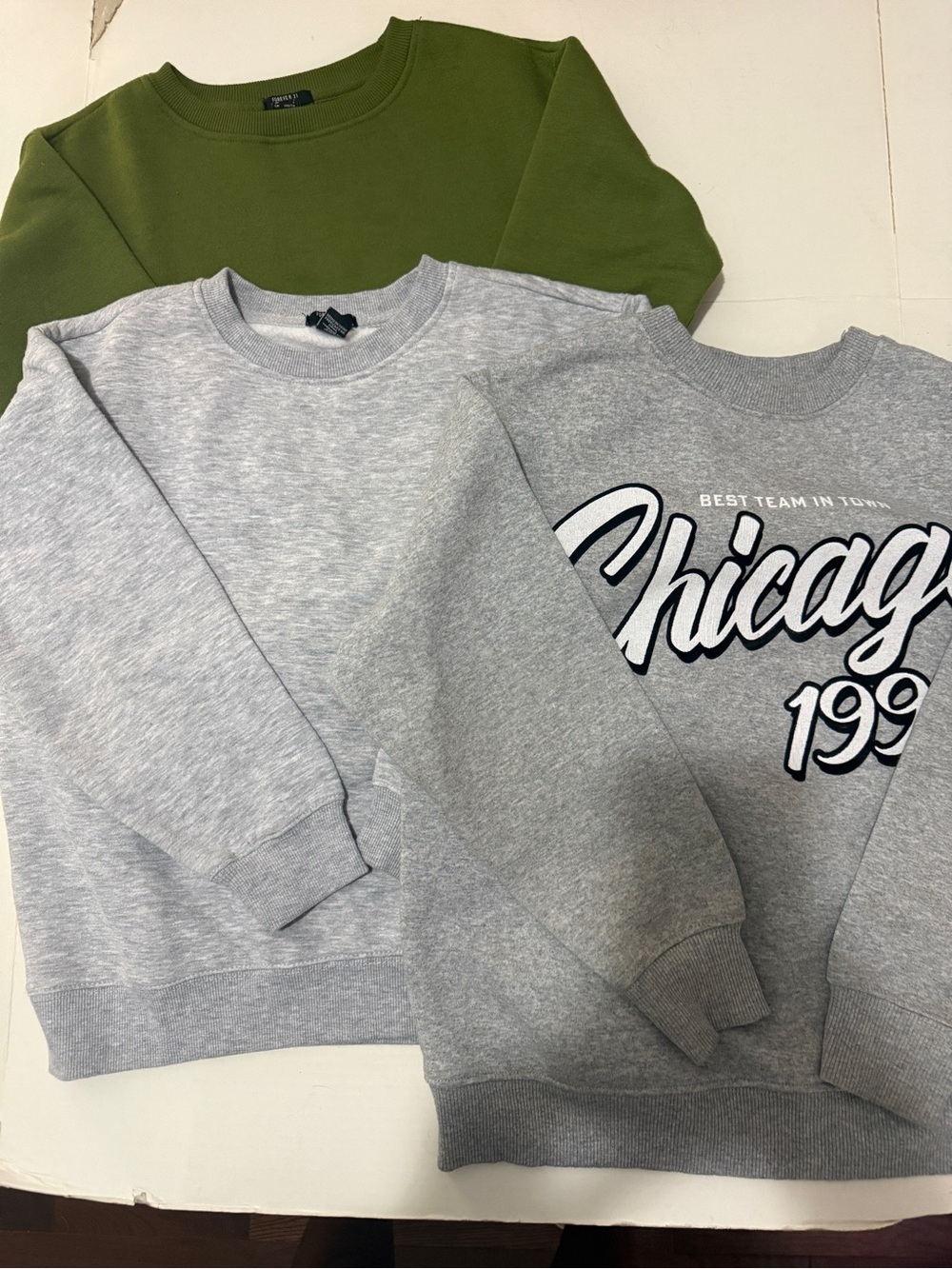 Boys crewneck sweatshirts size 10/12